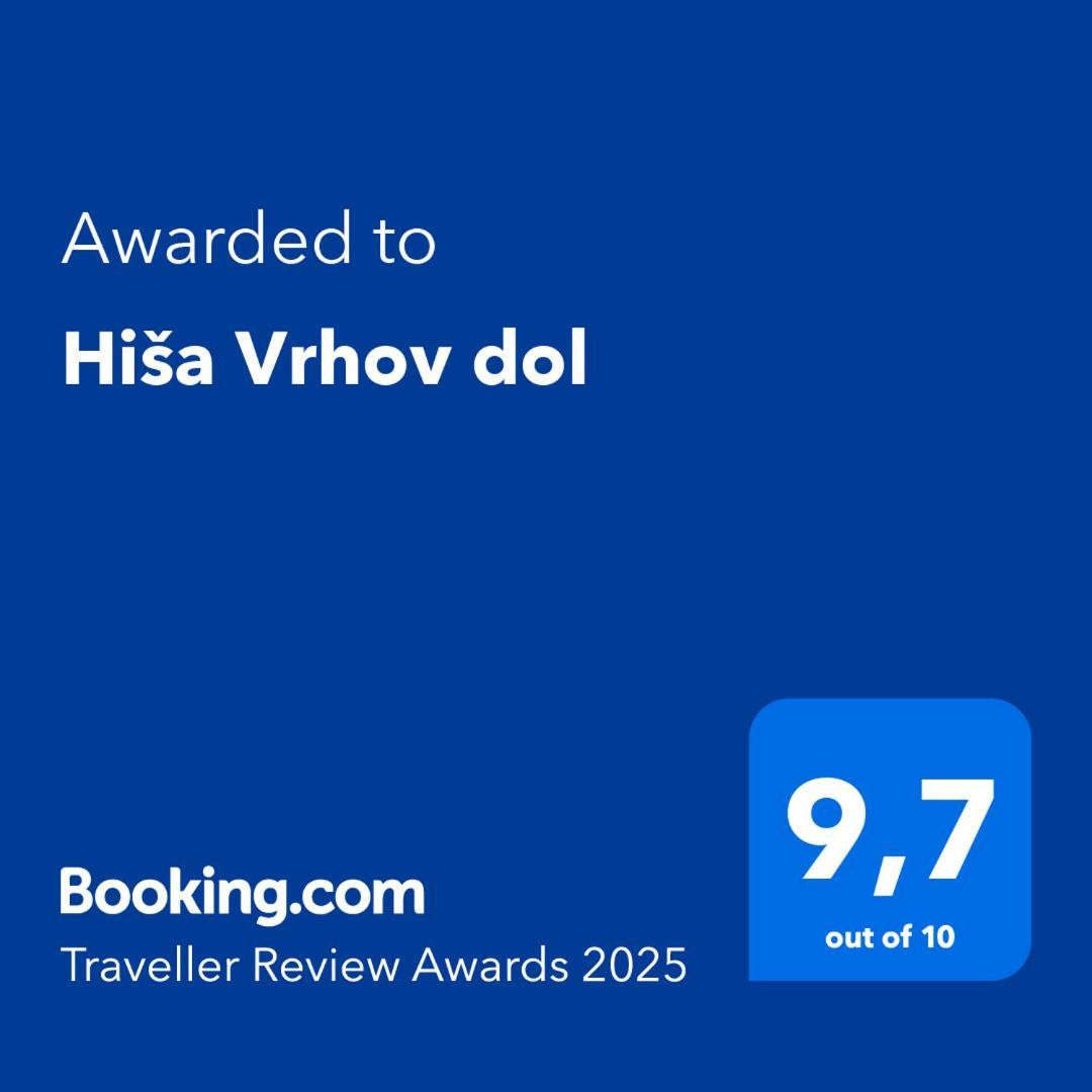 Вилла Hisa Vrhov Dol Лимбуш Экстерьер фото